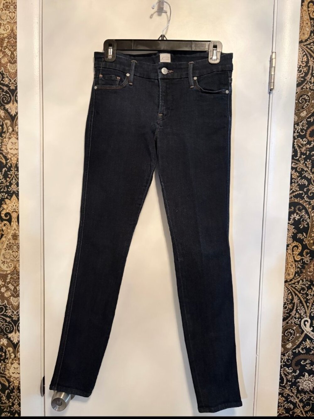 Guess by Marciano Women's Dark Indigo Denim Low Rise Skinny Jeans